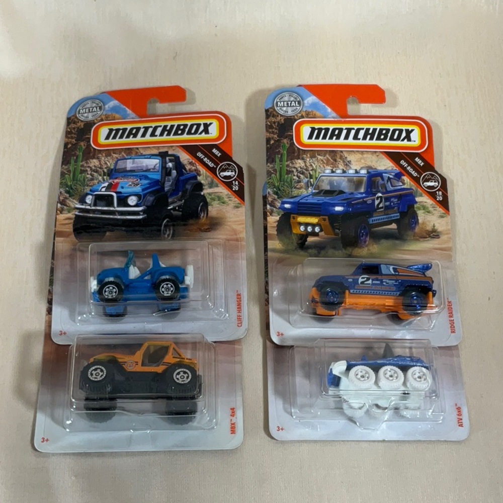 Matchbox MBX OFF-ROAD METAL Lot of 4